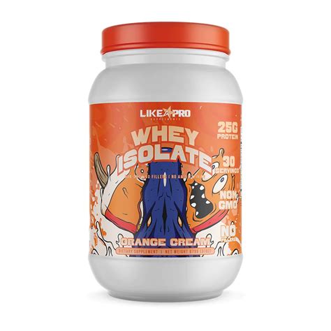 Like A Pro Whey Isolate Limited Edition Orange Cream