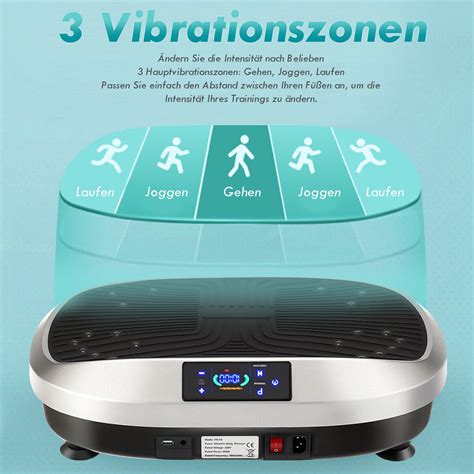 D Letgospt Vibrationsplatte Vibrationstrainer Fitness R Ttelplatte