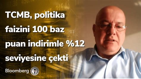 TCMB politika faizini 100 baz puan indirimle 12 seviyesine çekti