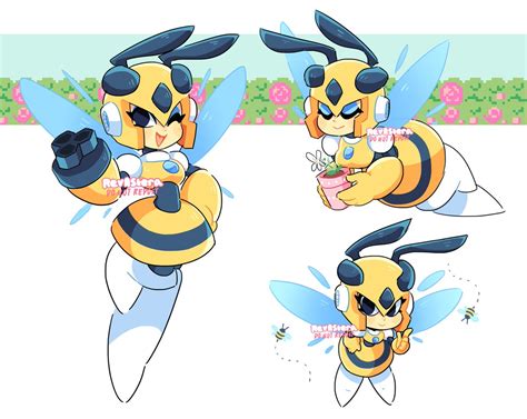 Epsilon On Twitter Rt Revastera Mega Man 9 Honey Woman Doodles 🐝