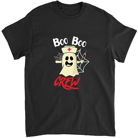 Halloween Funny Shirt Boo Boo Crew Shirt Halloween Nurse Boo Shirt