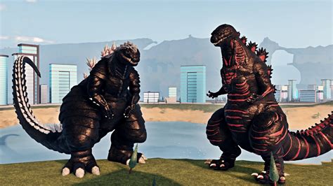 Godzilla Ultima Vs Shin Godzilla Epic Battle Kaiju Universe Youtube