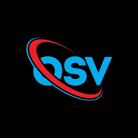 Logotipo De Osv Carta Osv Dise O Del Logotipo De La Letra Osv