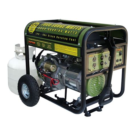 Offex 7000 Watt Portable Electric Start Propane Generator - Green ...