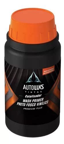 Catalizador De Preto Fosco E Wash Primer 300ml Autoluks Parcelamento