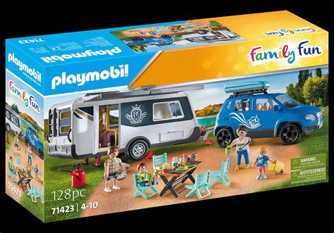 Go on an adventure with PLAYMOBIL’s Caravan with Car play set