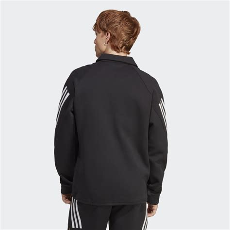 Men S Clothing Future Icons Stripes Coaches Jacket Black Adidas