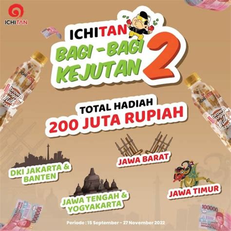 Promo Undian Ichitan Bagi Bagi Kejutan Berhadiah Uang Juta Lombapad