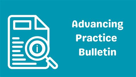 Advanced Practice Bulletin Summer