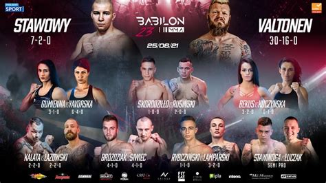 Babilon Mma Gala Z Kibicami Pe Na Karta Walk Polsat Sport