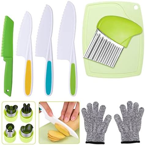 St Ck Plastik Kindermesser Set Kinder K Chenmesser Set F R Kinder Ab