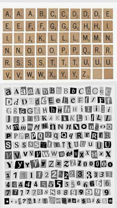 12 Scrapbook fonts ideas in 2024 | scrapbook stickers printable ...