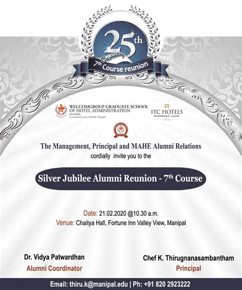 Silver Jubilee Alumni Reunion 7th Course