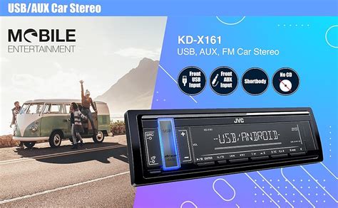 JVC KD-X161 - Hands-free CD Radio (High Performance Tuner, Audio ...