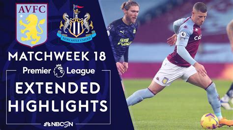 Aston Villa V Newcastle Premier League Highlights 1 23 2021 Nbc