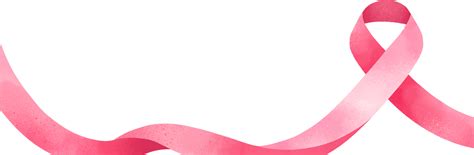 Pink breast cancer ribbon symbol border design, PNG file no background ...