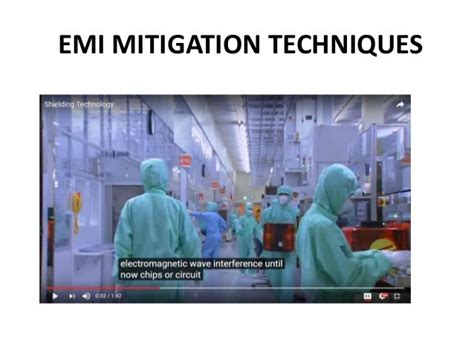 EMI MITIGATION TECHNIQUES