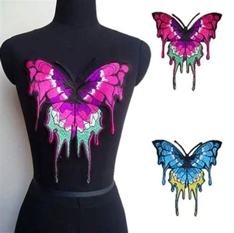 Buy 4pcs 2830cm Large Embroidery Butterfly Sew On