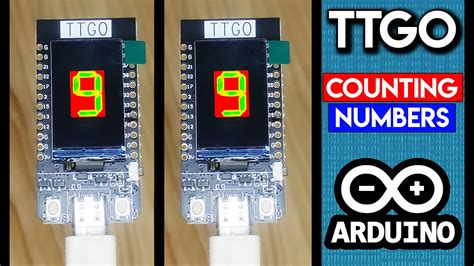 Ttgo T Display Esp32 Count The Number Of Digits Youtube