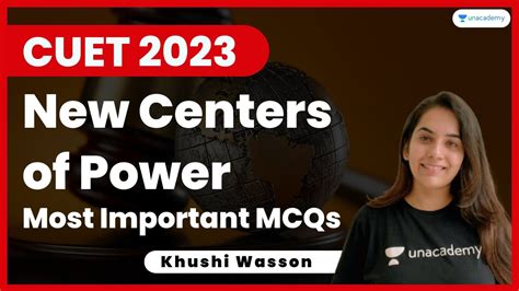 New Centers Of Power Most Important MCQs CUET 2023 Political