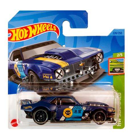 Masinuta Metalica Hot Wheels Custom Camaro Albastru EMAG Ro