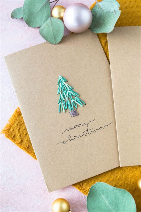 Weihnachtskarten Basteln Mit Tannenbaum Ars Textura Diy Blog