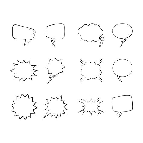 Comic Speech Bubble icon vector 16856027 Vector Art at Vecteezy