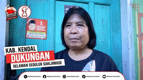 Dukungan Relawan Sedulur Saklawase Kabupaten Kendal Kepada Mochamad