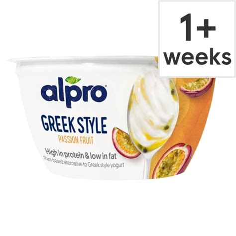 Alpro Greek Style Passion Fruit Yogurt 150g Tesco Groceries