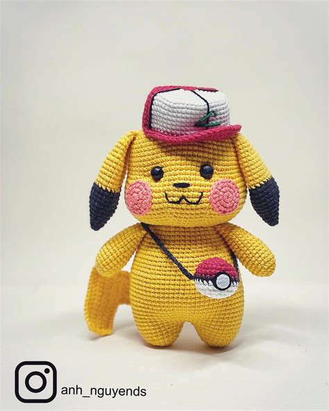 CROCHET PATTERN PIKACHU Pikachu Crochet Pattern Pikachu | Etsy