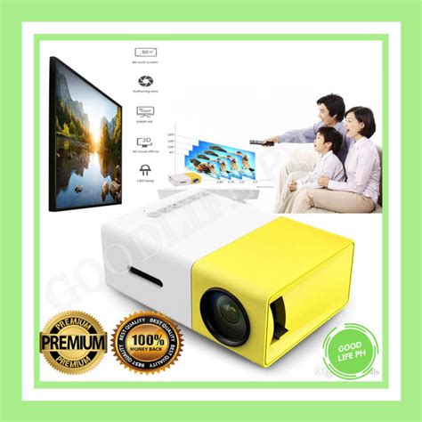 Portable LCD Mini Projector (LED Projector for Home Cinema Theater ...