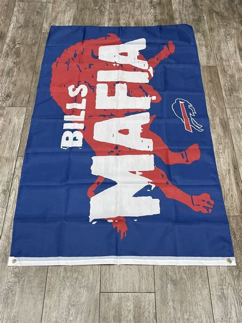 Bills Mafia Flag Buffalo Bills 3X5FT Banner US Shipper Playoffs 2022