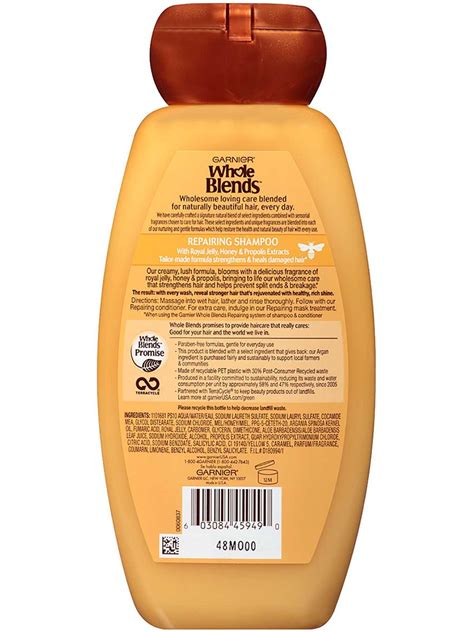 Honey Treasures Repairing Shampoo Repair Damaged Hair Garnier