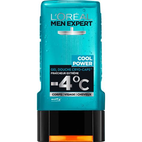 L OREAL Men Expert Cool Power Gel Douche 300ml Pas Cher Auchan Fr