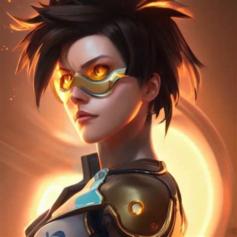 Ultra Realistic Illustration Of Tracer Overwatch Stable Diffusion