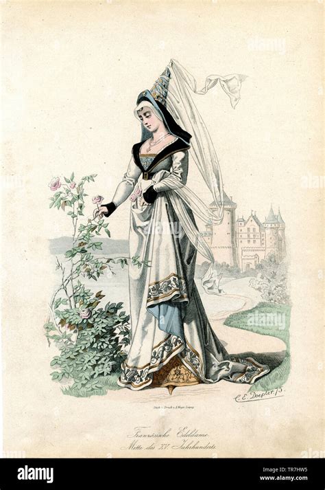 Medieval French Noblewoman Hi Res Stock Photography And Images Alamy