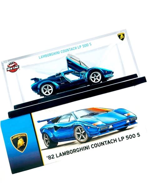 HOT WHEELS COLLECTORS RLC EXCLUSIVE 82 LAMBORGHINI COUNTACH LP 500 S Gruponym Mx