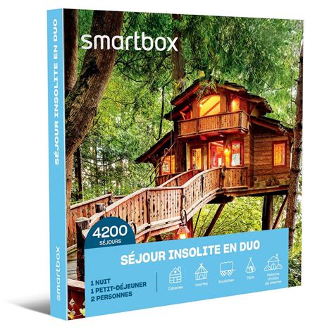 Smartbox S Jour Insolite De Jours En Duo Coffret Cadeau S Jour Pas