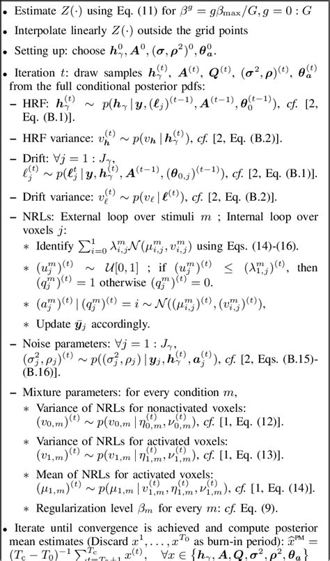 Table I From Spatially Adaptive Mixture Modeling For Analysis Of Fmri