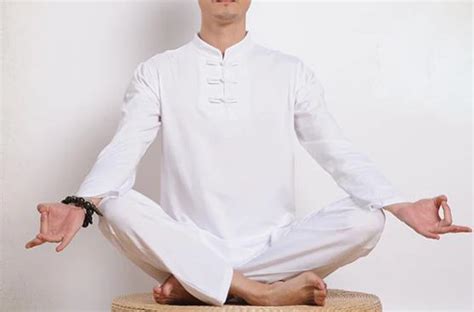 Summer Spring Male Lycra Cotton Yoga Suit Lay Meditation Uniforms Kung