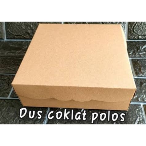 Jual Dus Nasi Craft 20x20 R10k Kotak Nasi Non Laminasi Shopee Indonesia