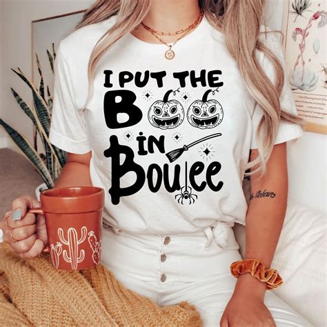 Put The Boo In Boujee Svg Halloween Svg Witch Svg Ghost Etsy