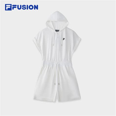 Fila Fusion Inline Fusioneer 1 Women Overall Dress White Black