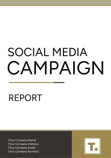 Free Social Media Campaign Report Template - Edit Online & Download | Template.net