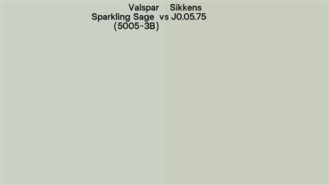 Valspar Sparkling Sage B Vs Sikkens J Side By Side