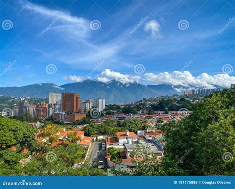 Panoramic View of El Avila and Caracas City in a Sunny and Beautiful ...