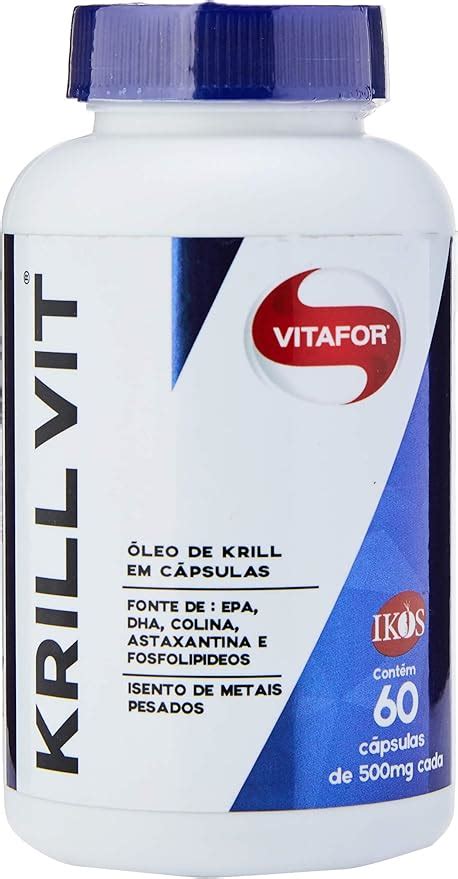 Krill Vit Leo De Krill C Psulas Mg Vitafor Amazon Br