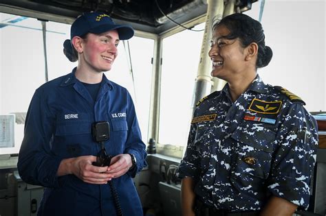 U.S. Coast Guard Cutter Bertholf departs Port Blair, India, conducts exercise with Indian Coast ...