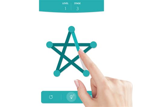 1LINE one-stroke puzzle game screenshot