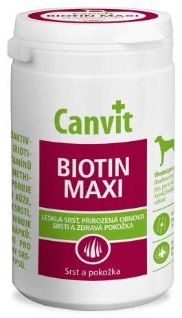 Canvit Biotin Maxi G Vitam Ny Na Srst Pes Doma Chovatelsk